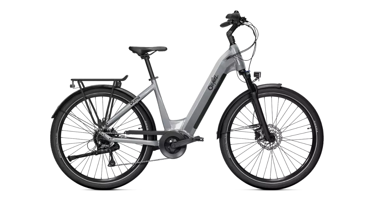 Vélo Électrique Urbain O2feel Duma 4 | Moteur 70 Nm, Autonomie 240 km, Shimano Acera | Les Équipiers