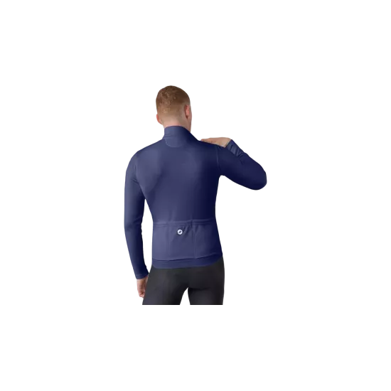 Maillot Homme Castelli Competizione Thermal LS Belgian Blue | LesEquipiers