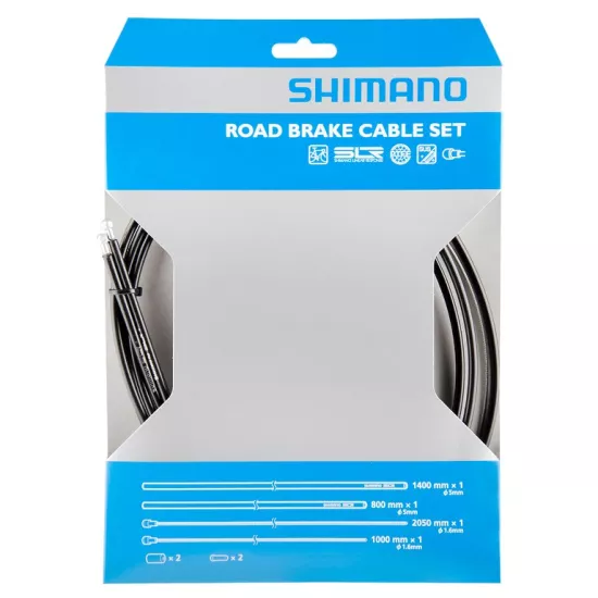 Kit Câble Frein Shimano Road SIL-TEC PTFE Noir | LesEquipiers