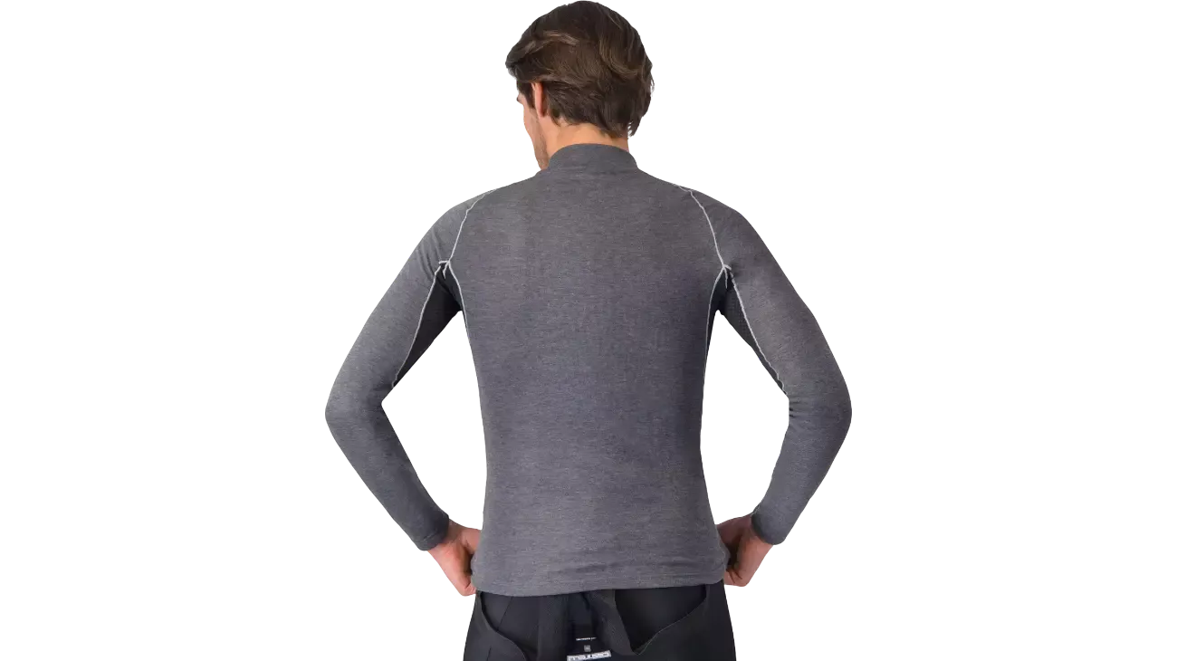 Sous-vêtement Castelli Flanders 2 Manches Longues Gris Homme | LesEquipiers.cc