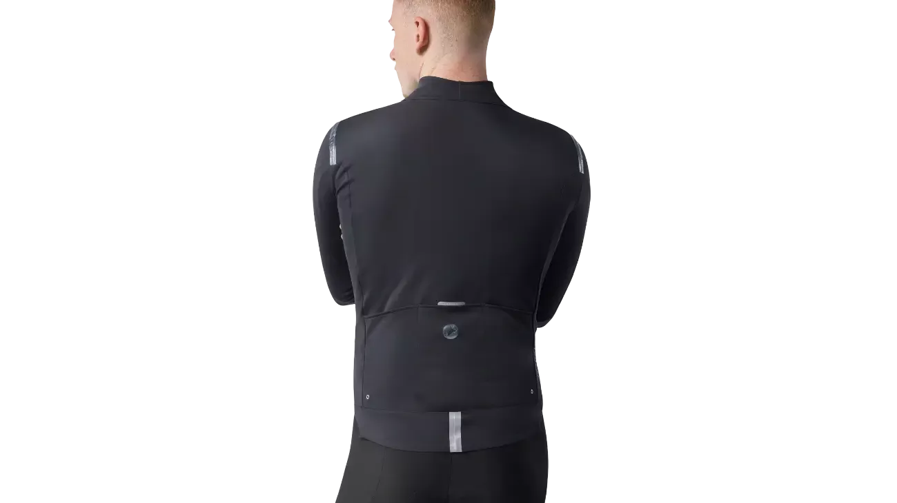Veste Castelli Perfetto 4 Jacket Noir Homme Polartec AirCore | LesEquipiers.cc