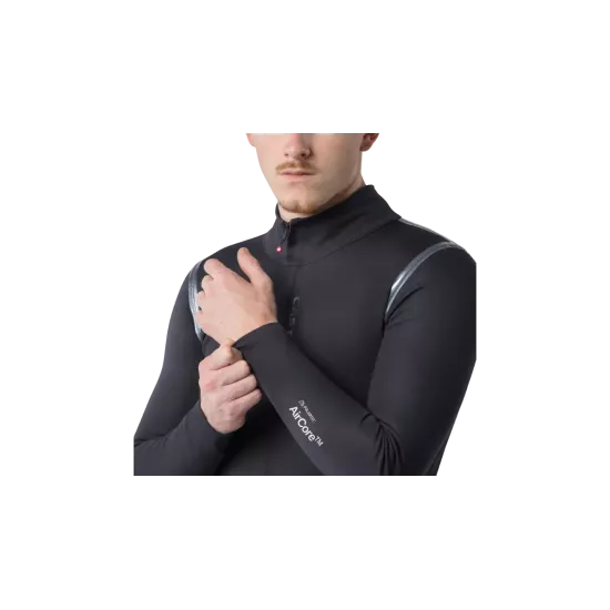 Veste Castelli Perfetto 4 Jacket Noir Homme Polartec AirCore | LesEquipiers.cc