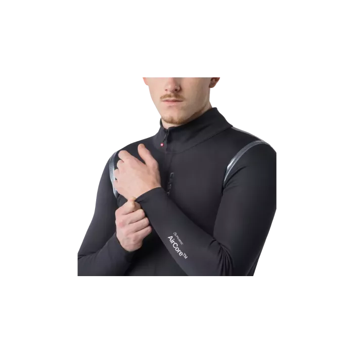 Veste Castelli Perfetto 4 Jacket Noir Homme Polartec AirCore | LesEquipiers.cc
