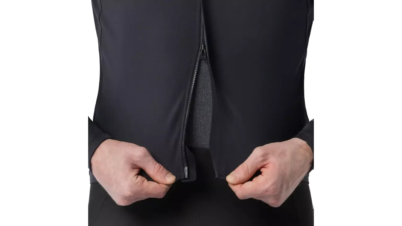 Veste Castelli Perfetto 4 Jacket Noir Homme Polartec AirCore | LesEquipiers.cc