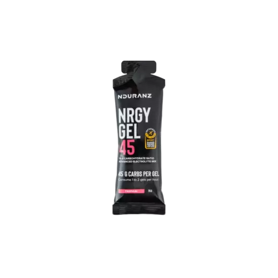 Nrgy Gel 45 – Gel énergétique cyclisme avec électrolytes | Nduranz