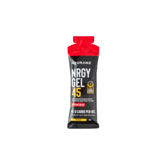 Nduranz Nrgy Gel 45 Caféine – Gel énergétique cyclisme avec boost