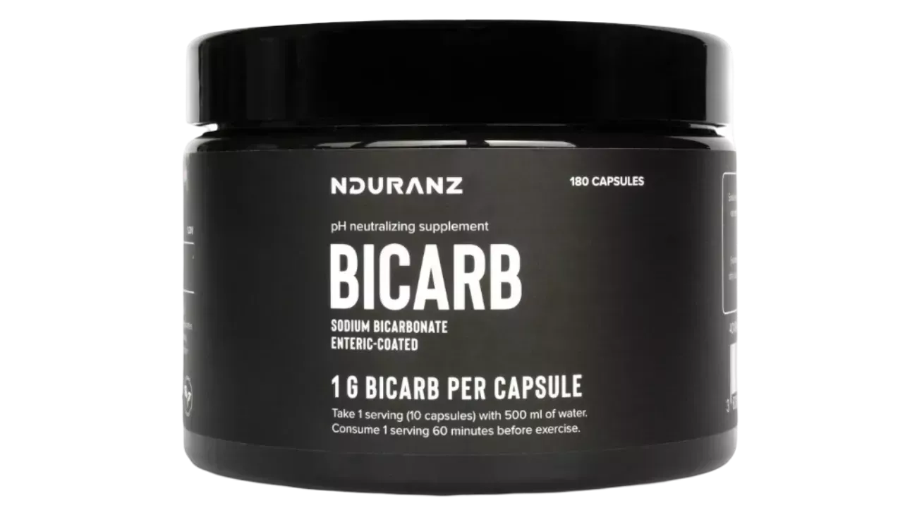 Nduranz Bicarb – Capsules de bicarbonate de sodium pour performance cyclisme