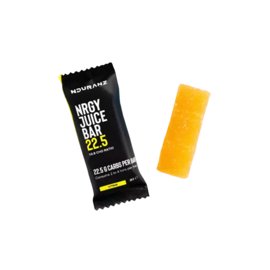 Nrgy Juice Bar 22.5 – Barre énergétique glucides pour cyclisme