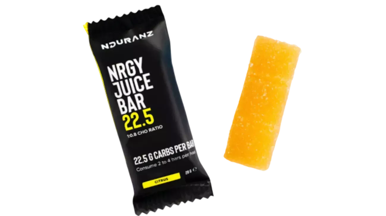 Nrgy Juice Bar 22.5 – Barre énergétique glucides pour cyclisme