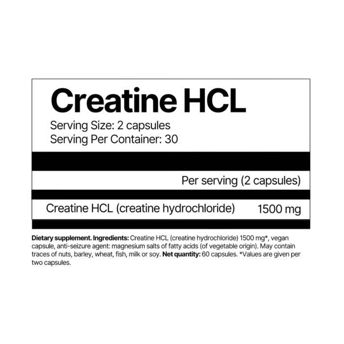 Créatine HCL 4Endurance Pro – Force, Endurance & Explosivité | Complément Sport