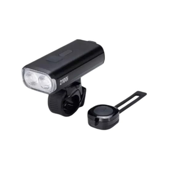 BBB StrikeDuo 2100i BLS-273i - Éclairage avant vélo 2100 lumens USB-C