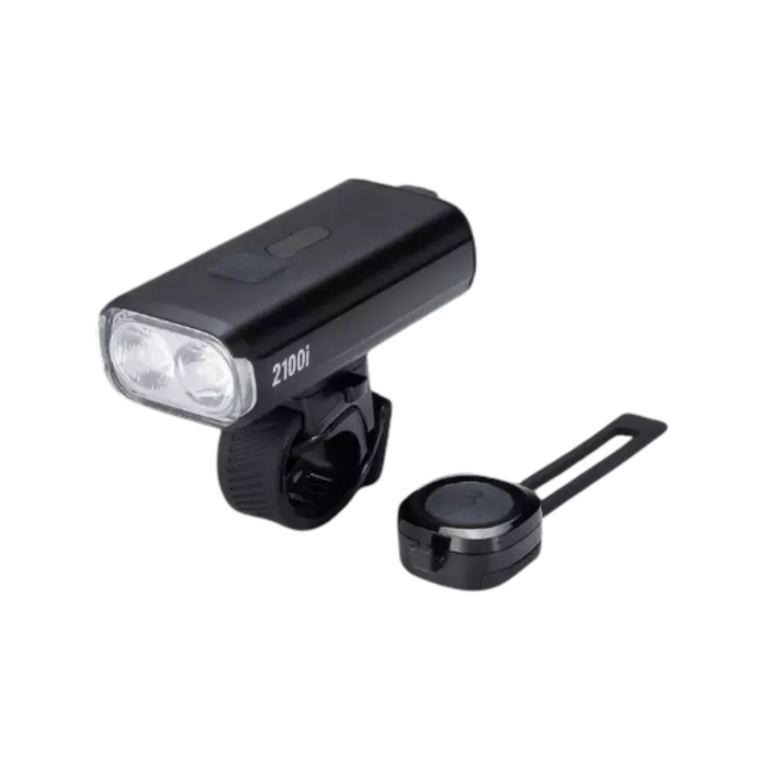BBB StrikeDuo 2100i BLS-273i - Éclairage avant vélo 2100 lumens USB-C