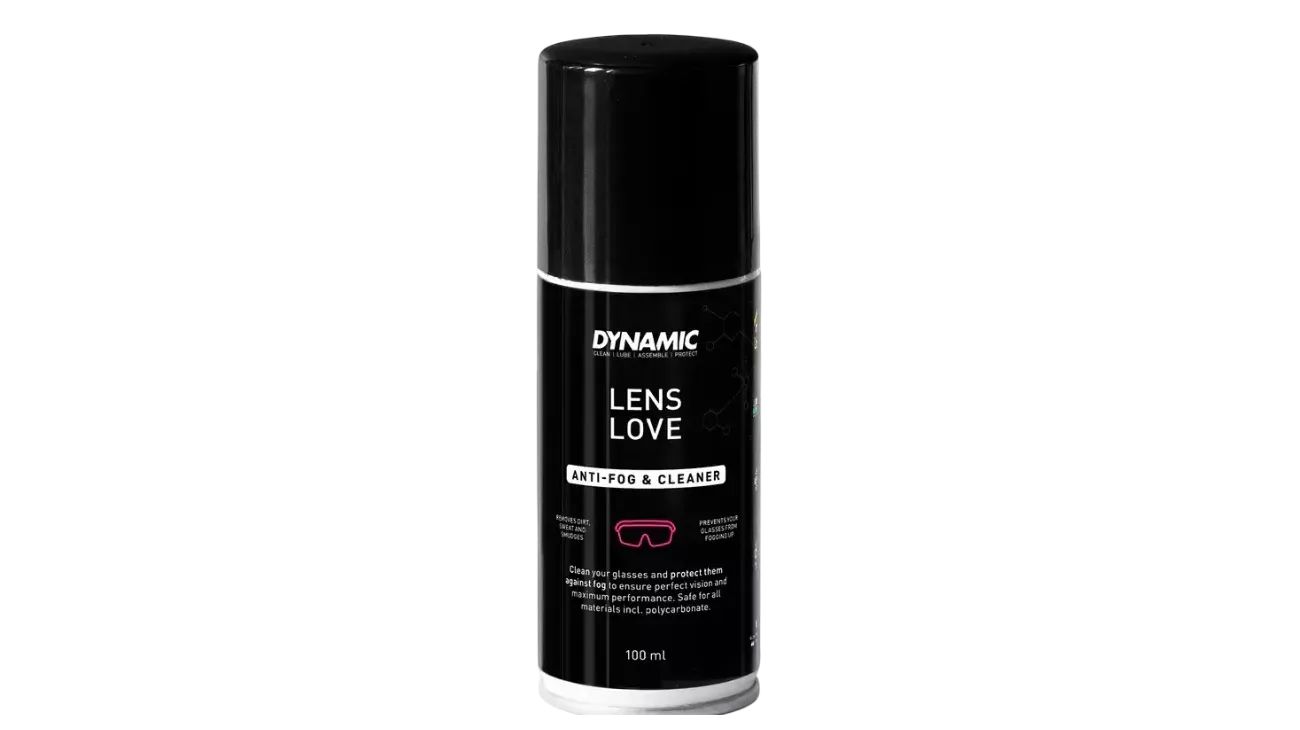 Dynamic Lens Love - Nettoyant et Anti-Buée pour Lunettes de Vélo
