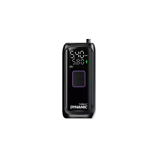 Dynamic Turblo+ – Mini pompe électrique vélo précise et compacte