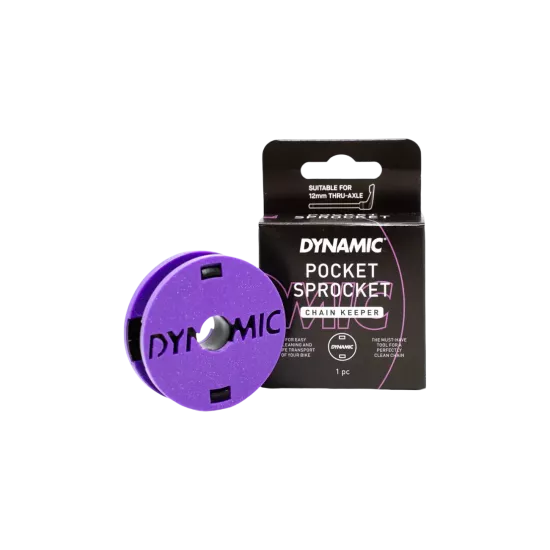 Pocket Sprocket Dynamic – Support chaîne vélo axe traversant 12 mm