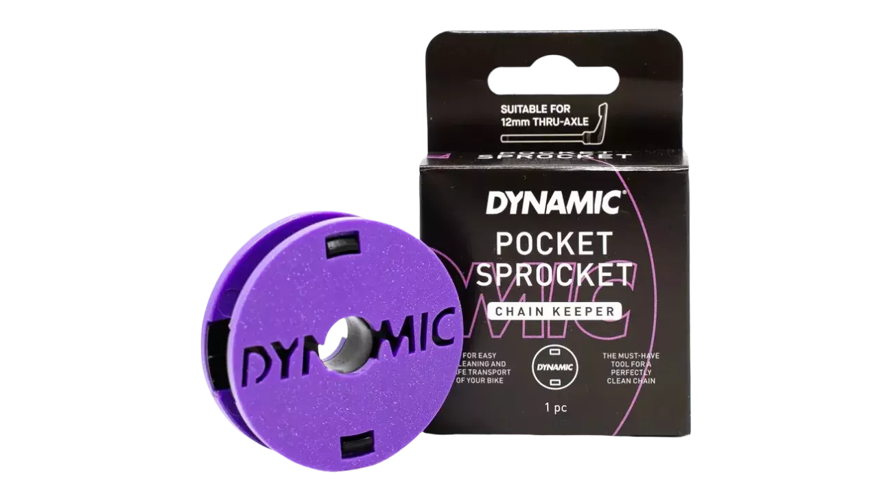 Pocket Sprocket Dynamic – Support chaîne vélo axe traversant 12 mm
