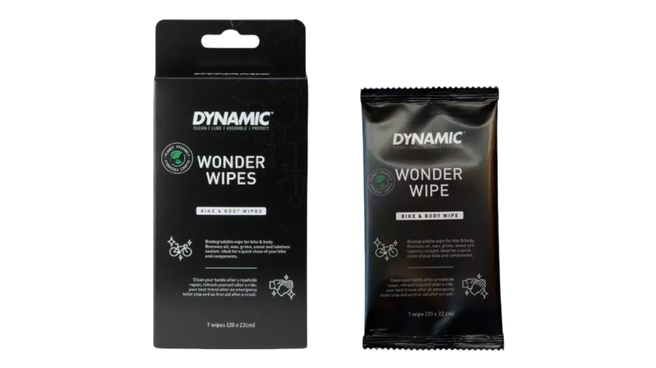 Dynamic Wonder Wipes – Lingettes nettoyantes vélo pratiques