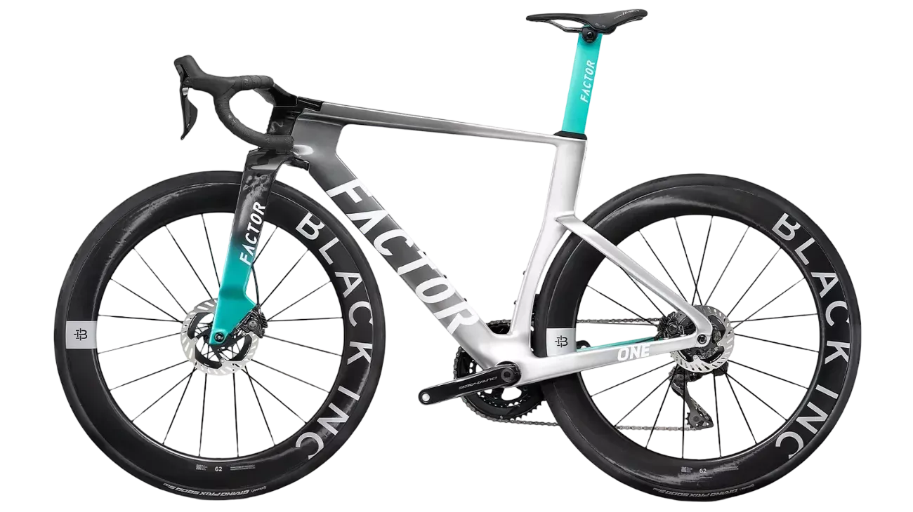 Factor ONE Silverstone - SRAM Red AXS - Roues Black Inc 62 | Les Équipiers