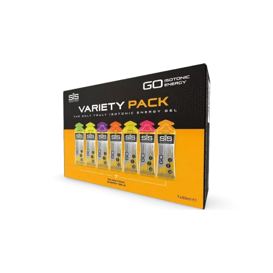 SiS GO Isotonic Energy Gels Mix Pack 7x60ml – Gel énergétique cyclisme isotonic