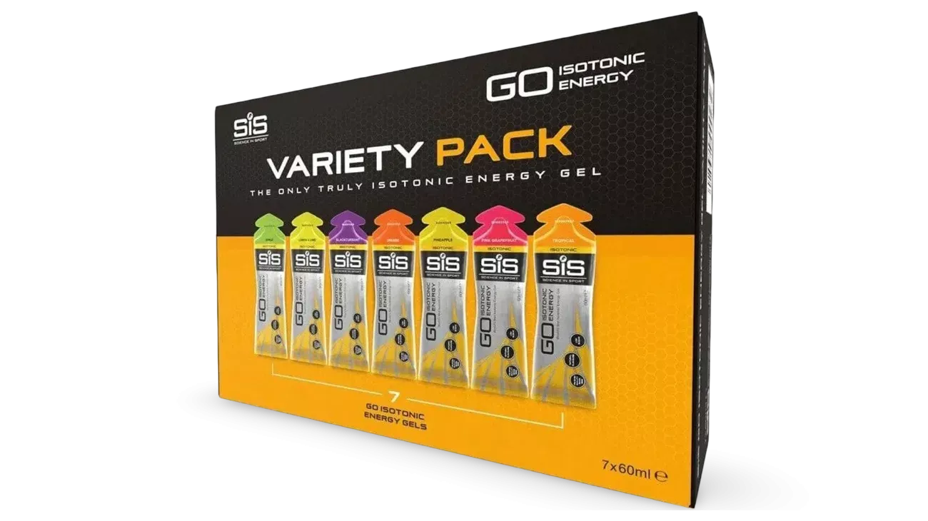 SiS GO Isotonic Energy Gels Mix Pack 7x60ml – Gel énergétique cyclisme isotonic