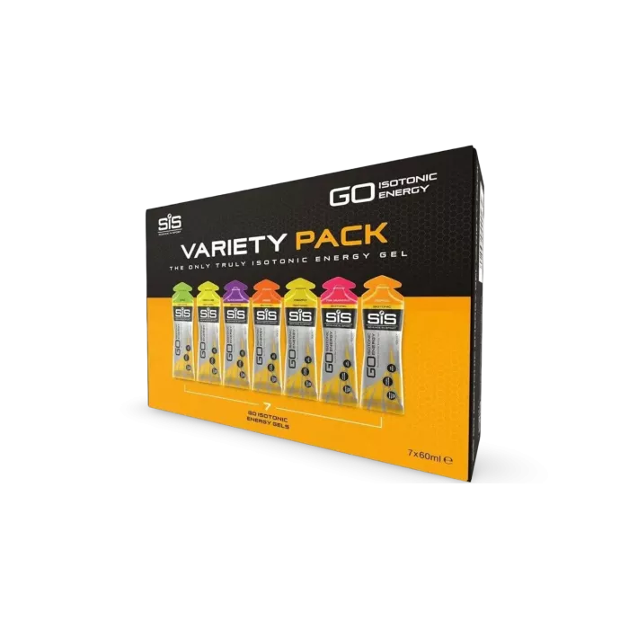 SiS GO Isotonic Energy Gels Mix Pack 7x60ml – Gel énergétique cyclisme isotonic