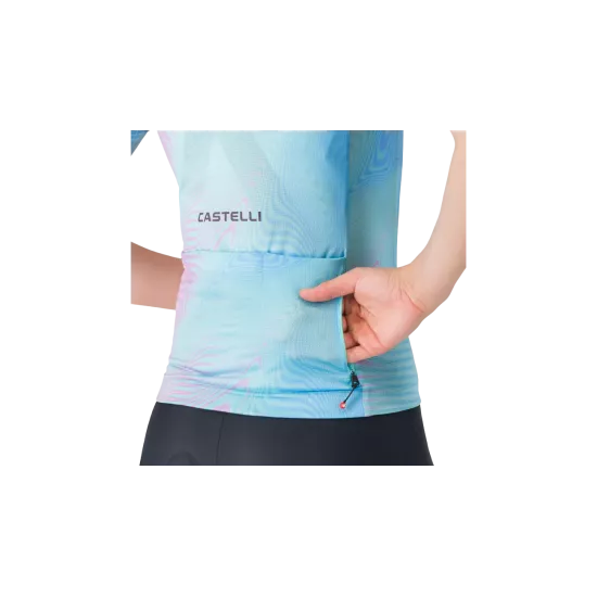 Castelli Cosmic Vortex Jersey Femme - Maillot vélo route respirant
