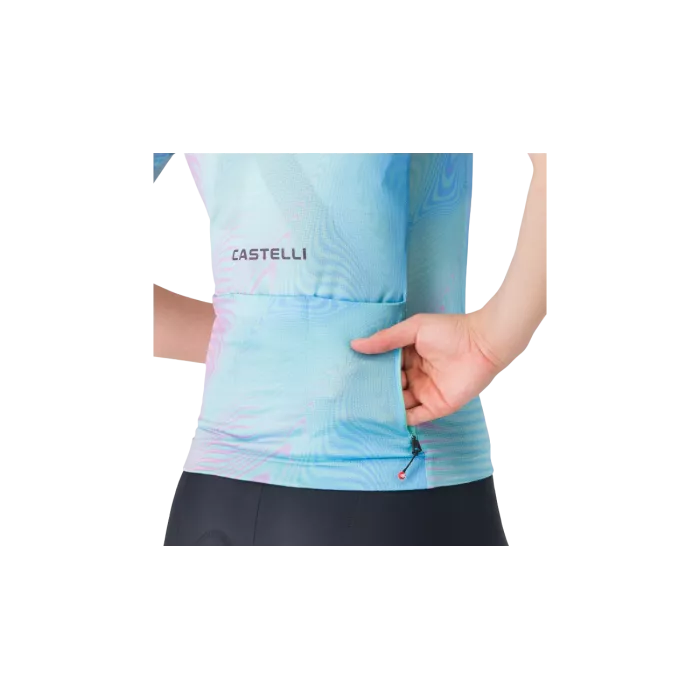 Castelli Cosmic Vortex Jersey Femme - Maillot vélo route respirant