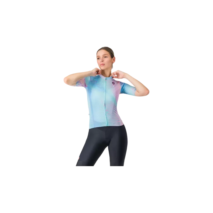 Castelli Cosmic Vortex Jersey Femme - Maillot vélo route respirant