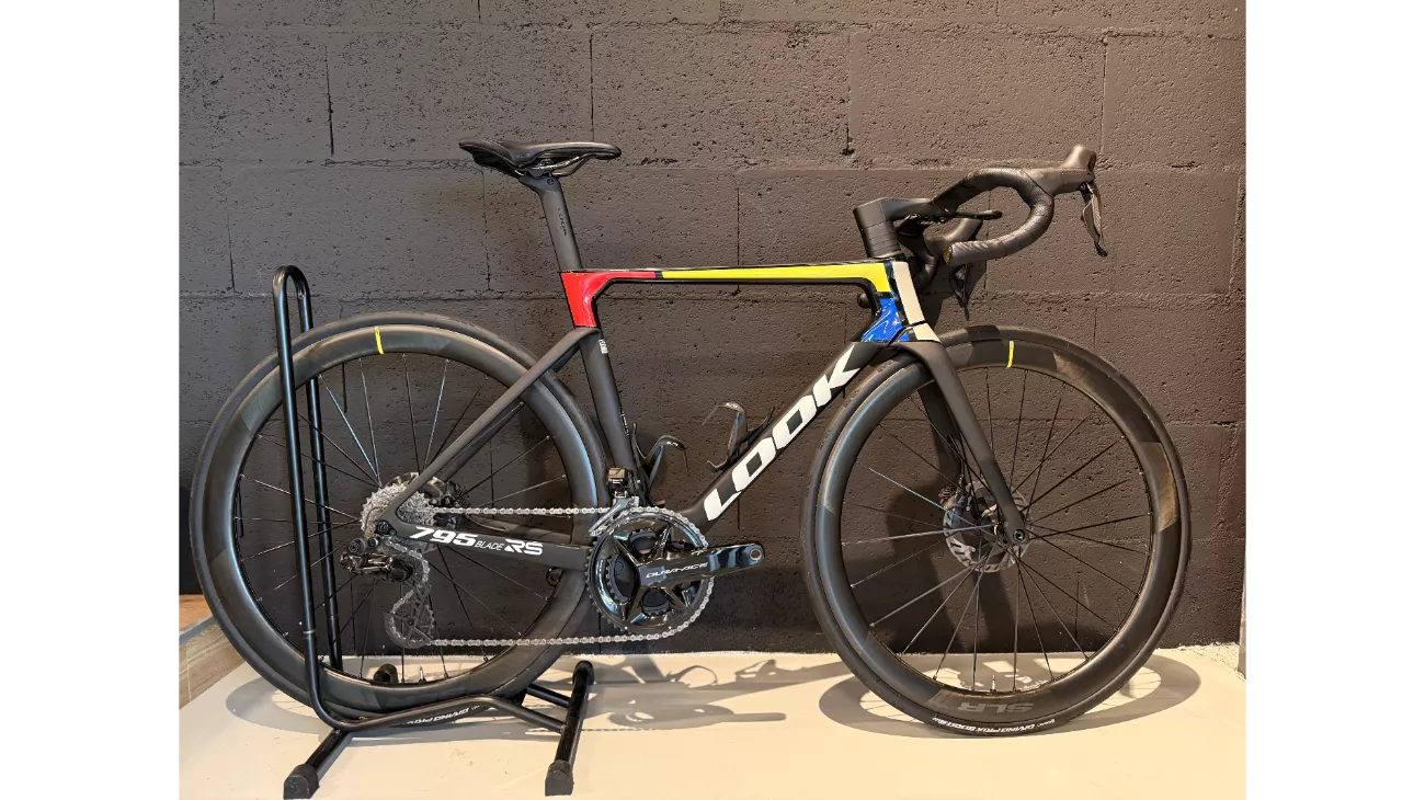 Look 795 Blade RS occasion Dura-Ace Di2 12v Mavic Cosmic SLR 45