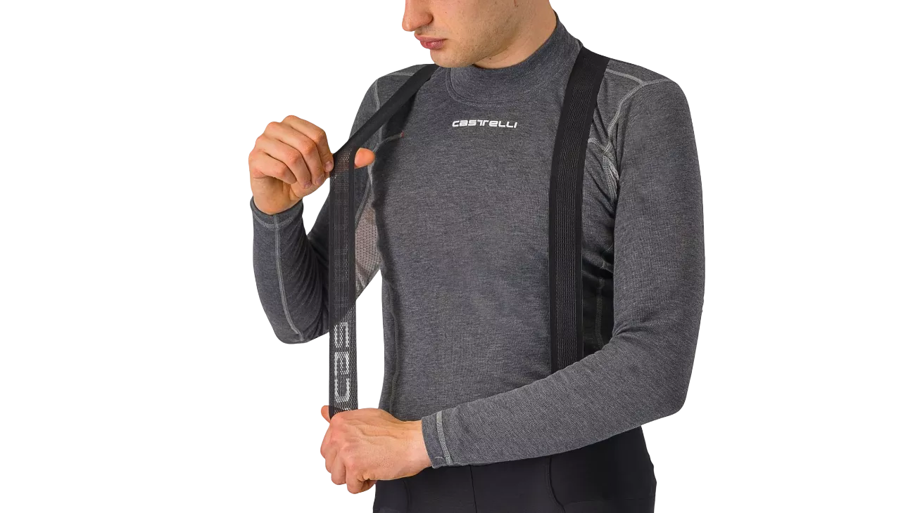 Castelli Espresso Bibtight - Cuissard long hiver vélo homme thermique