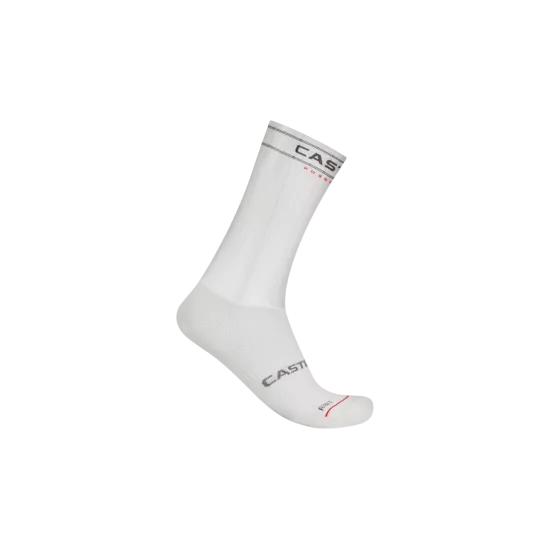 CASTELLI CHAUSSETTES FAST FEET 4 blanche