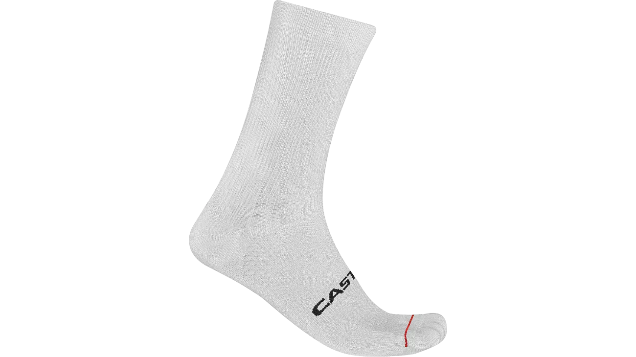 CASTELLI CHAUSSETTES ESPRESSO 18 Blanc