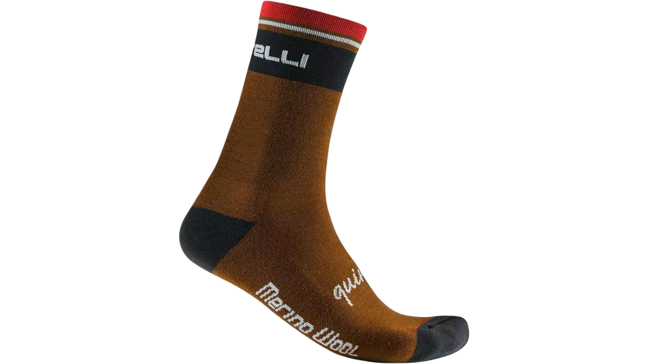 Castelli Quindici Soft Merino Sock – Chaussettes cyclisme hiver homme | LES ÉQUIPIERS