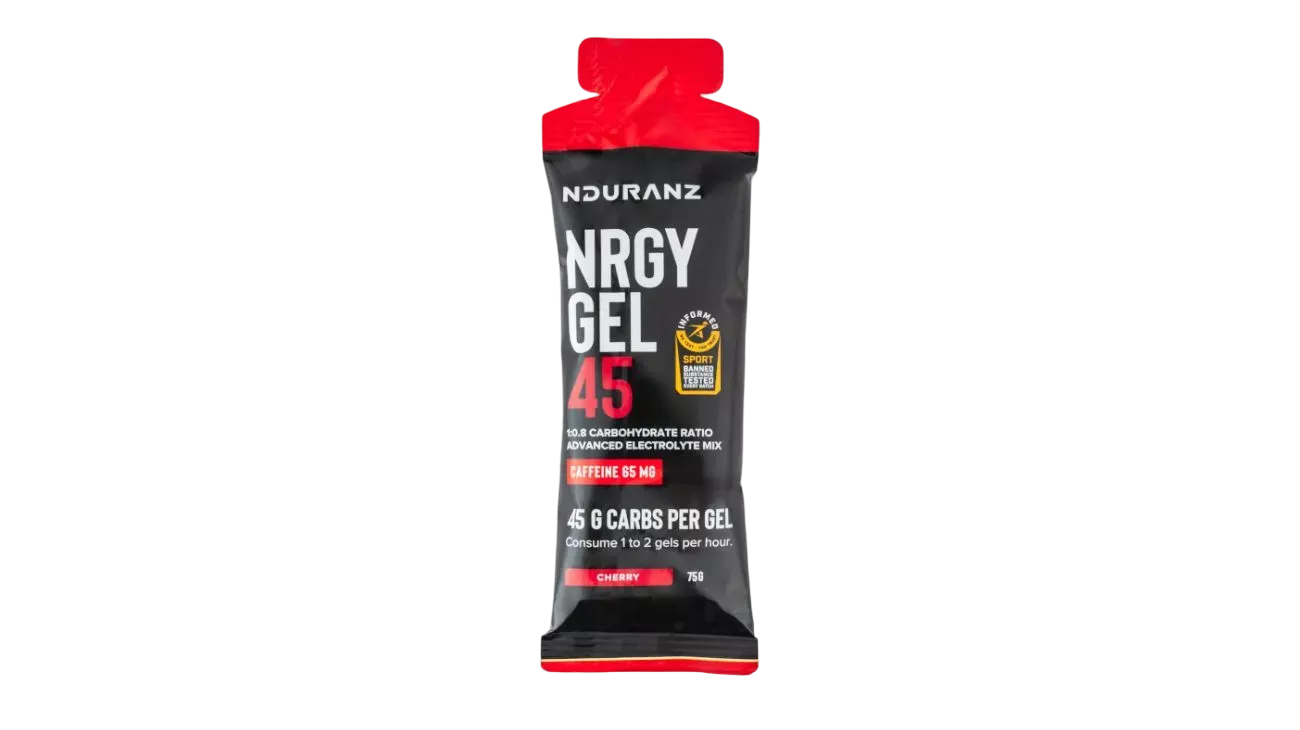 Nduranz Nrgy Gel 45 Caféine 65mg – Gel énergétique  | LES ÉQUIPIERS